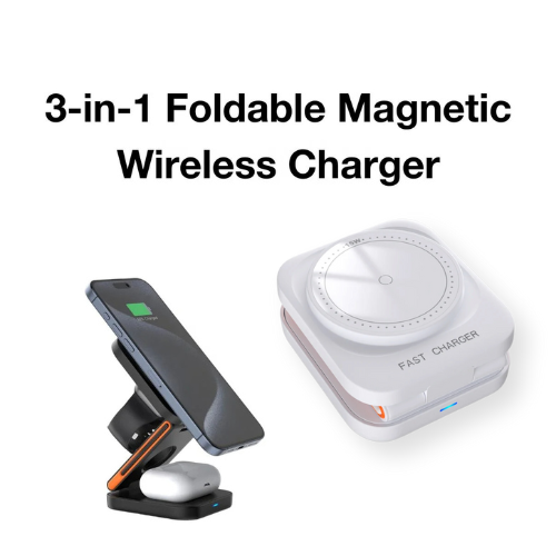 EC1 Ergonomic 3 in 1 Foldable Charger.